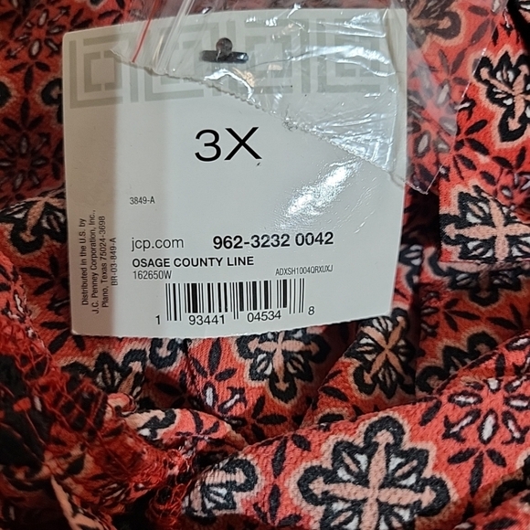 Liz Claiborne NWT Career Women's 3X Button Roll‎ Up Sleeve Blouse Professional - Picture 7 of 9